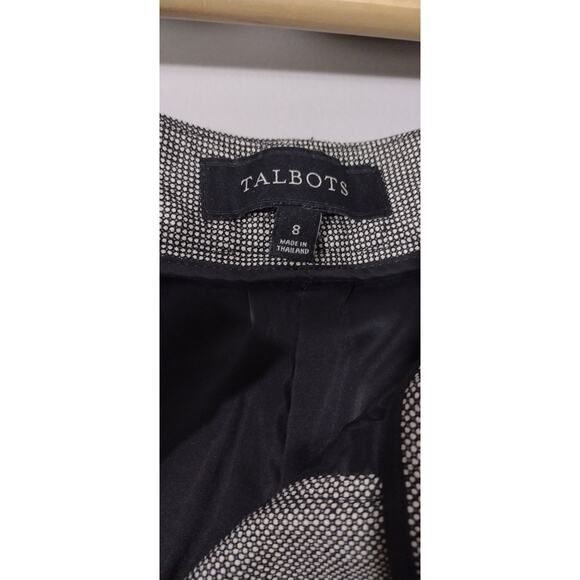 Talbots Heritage Wool blend trouser pants size 8 gray black - Picture 9 of 11